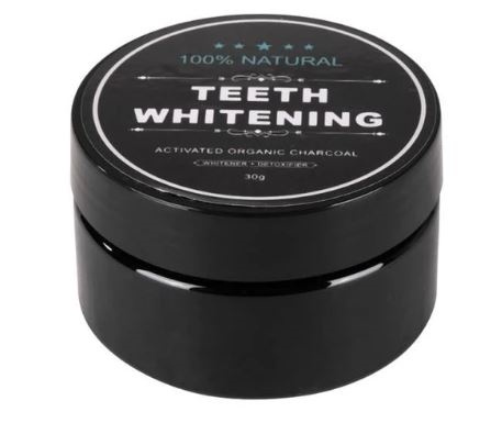 Teeth Whitening, Charcoal Powder, 30g