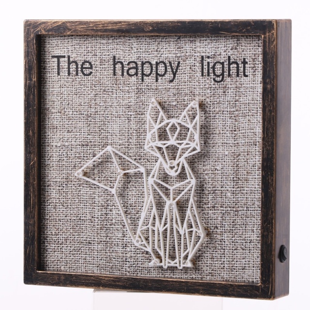 The Happy Light, Board with LED light, Fox