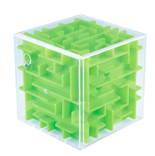 Labyrinth game in cube, Green