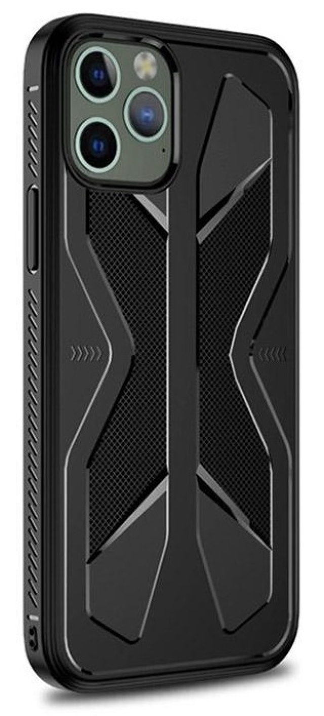 Shockproof phone case for iPhone 12 mini, Black