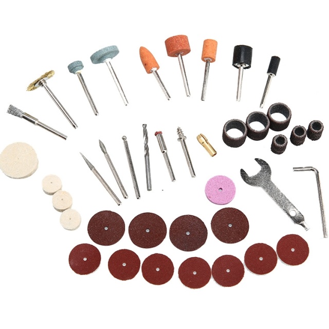 40-piece drill heads for grinding and drilling