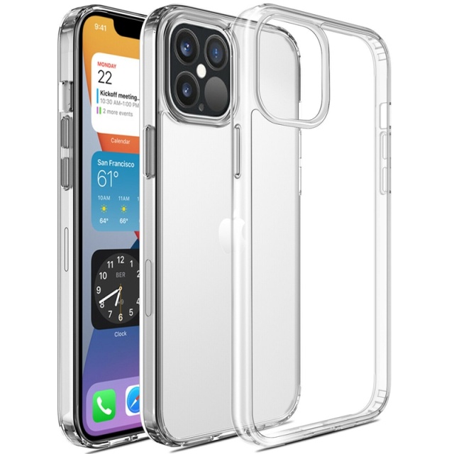 iPhone 12 mini slim case, Soft TPU Protection, Transparent