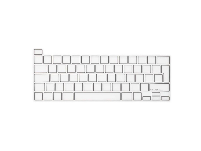 Silicone cover for keyboard, MacBook Pro 13.3, Transparent