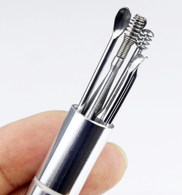 Earwax cleaner, 6 parts