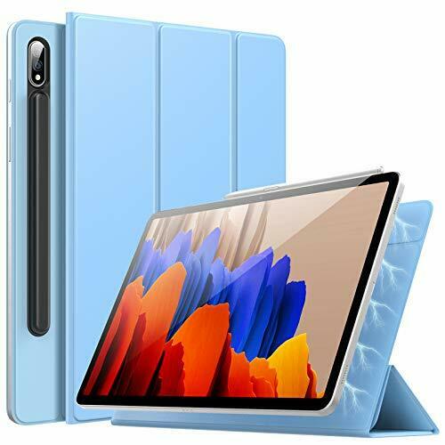 "Tri-fold case with stand function for Galaxy Tab S7 11"", Blue"