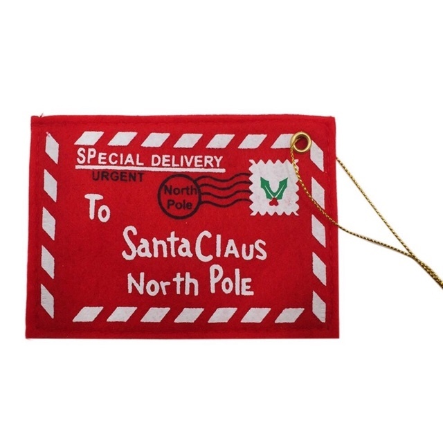 Christmas tree decoration, Postcard