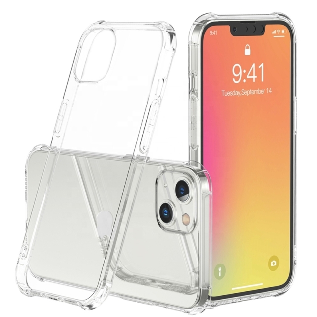 Transparent TPU case for iPhone 13