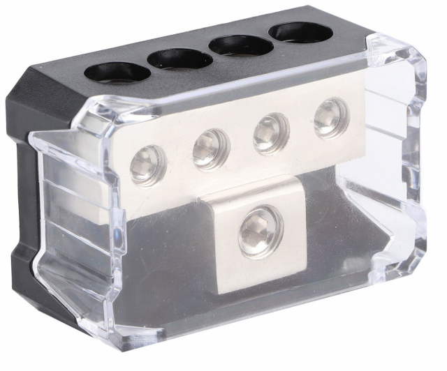 Distribution block 1x10.5mm to 4x7mm