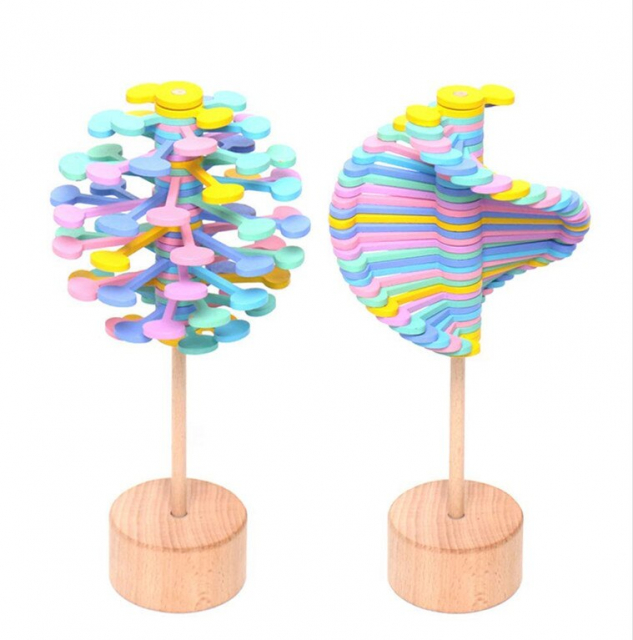 Lollipopter fidget spinning toy, Pastel colors