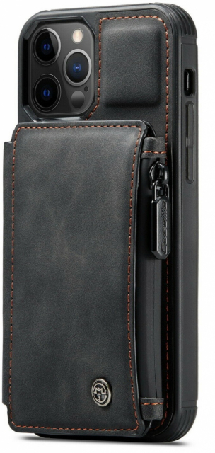 Wallet case for iPhone 13 Pro, Black
