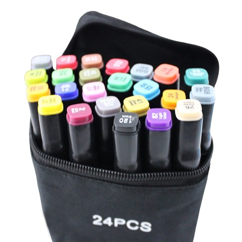Marker pens, 24 pcs