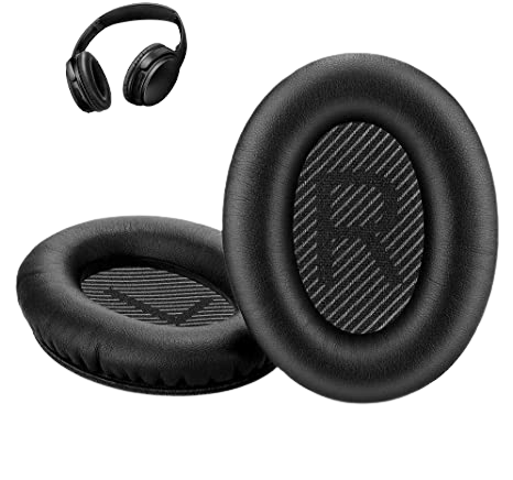 Replaceable Ear Cushions compatible with Bose Quiet Comfort 35 / QC35