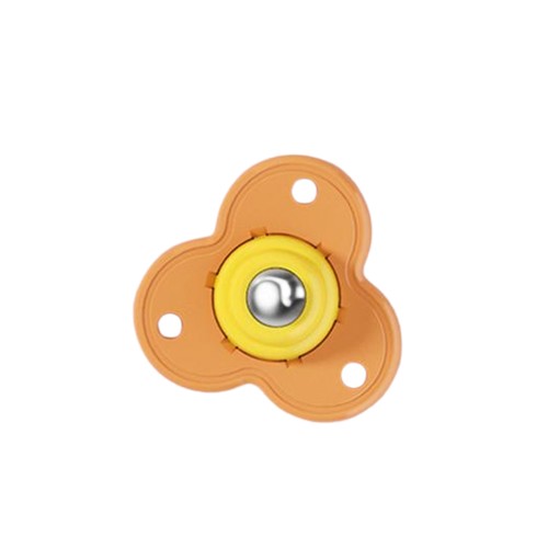 Drawer wheels in Stainless steel 4-pack, Orange