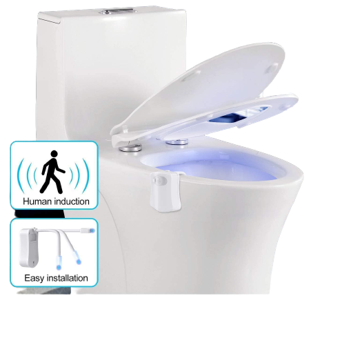 LED Night Light for Toilet with Motion Sensor
