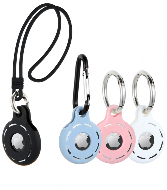 Keychain for Apple AirTag 4-pack, Multiple colors