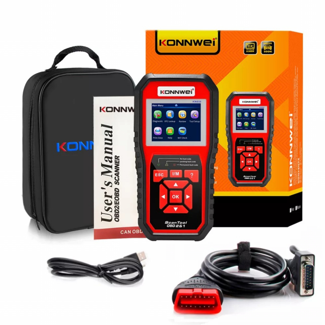Car Diagnostic Scanner Tool Engine Check/O2 Sensor/Battery Tester
