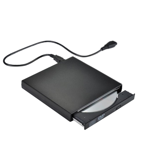 Portable CD/DVD, burner and reader