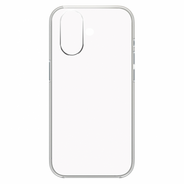 iPhone 16 slim case, Soft TPU Protection, Transparent