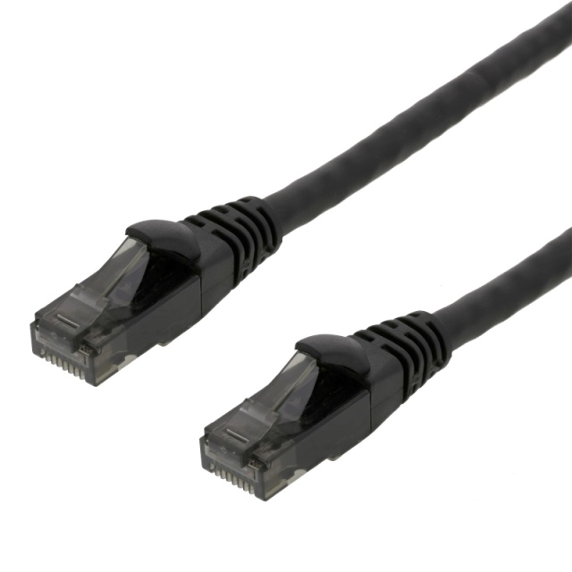 DELTACO High Flexible U/UTP Cat.6 patch cable, 24AWG, TPE, 2m, Black