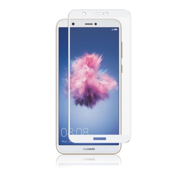 Panzer Huawei P Smart, Full-Fit Glass, White