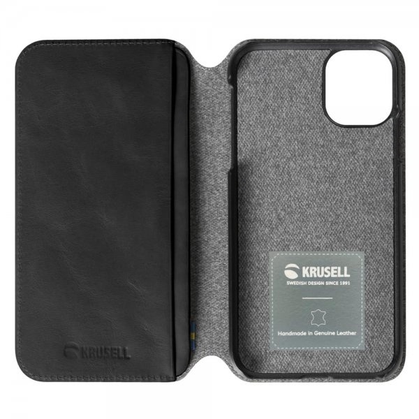 Krusell Sunne Wallet Case for Iphone 11, Vintage Black
