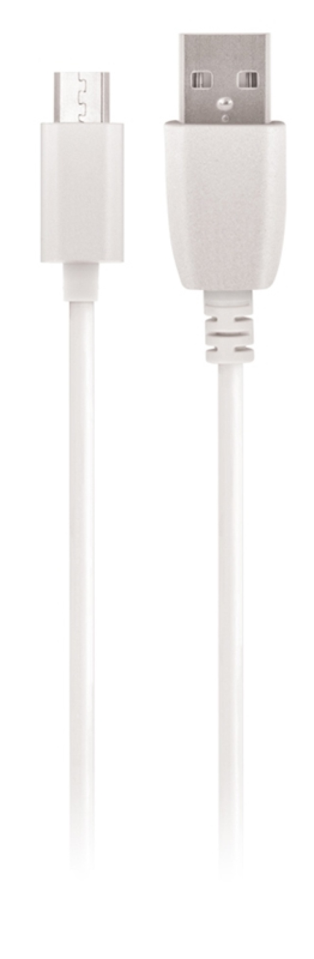 Maxlife microUSB laddkabel för snabbladdning, 3A, 1m, vit