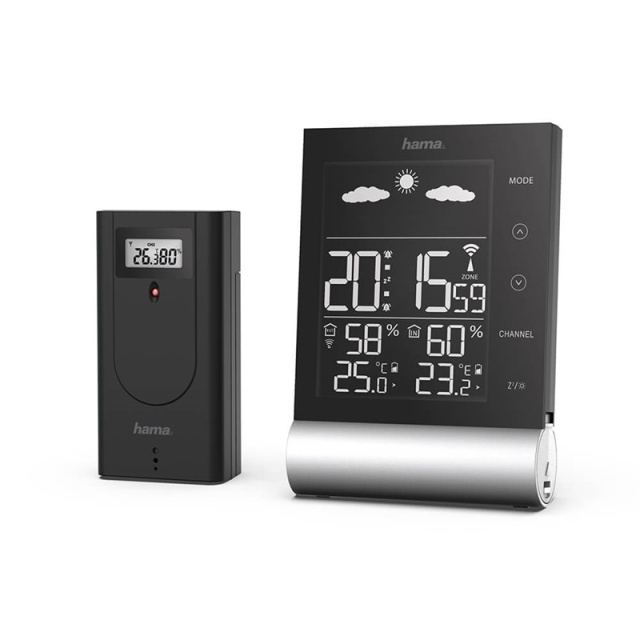 Hama Weatherstation Black Line Black