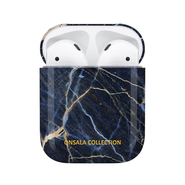 Onsala Airpods Case 1st and 2nd Gen. Black Galaxy Marble