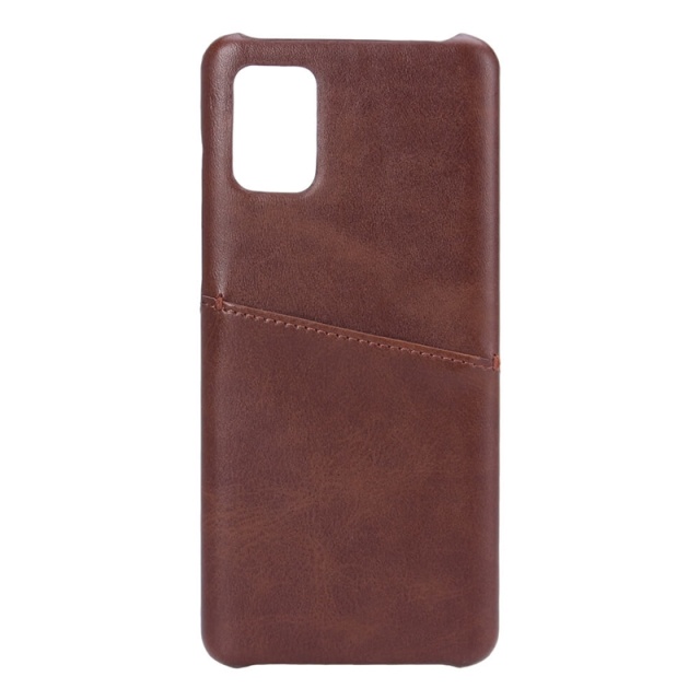 Onsala Mobilecover Brown Samsung A71 Creditcard Pocket