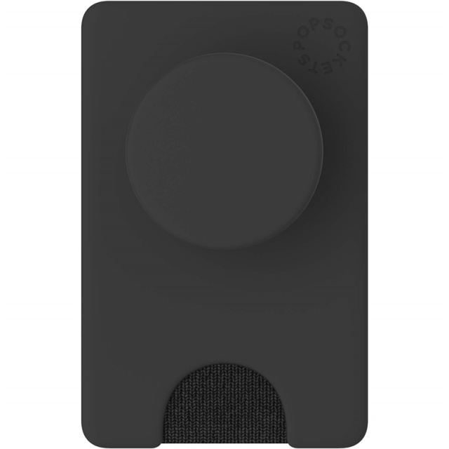 PopSockets Wallet Black Removable Grip and PopWallet+