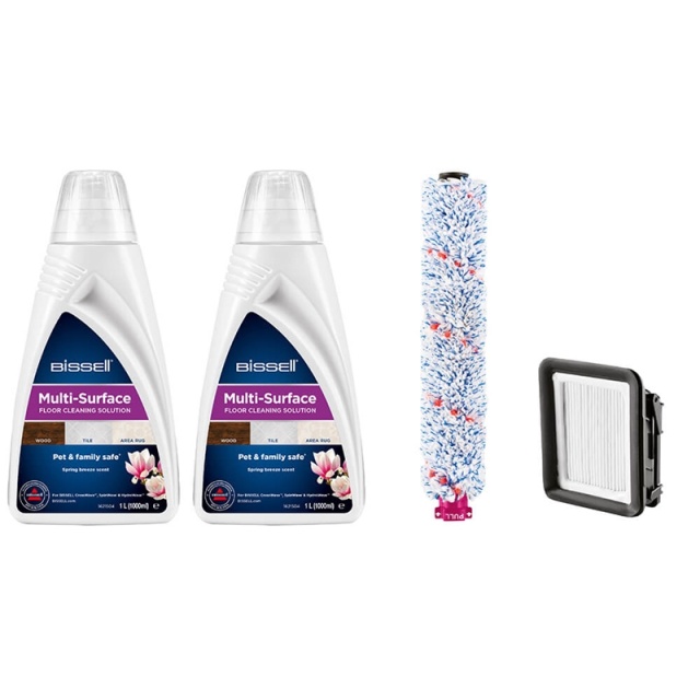 Bissell Cleaning package 2x Floor cleaner MultiSurface + Brush roll + Filter CrossWave