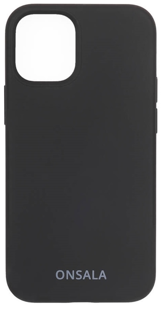 Onsala Phone Case Silicone Black - iPhone 12 Mini