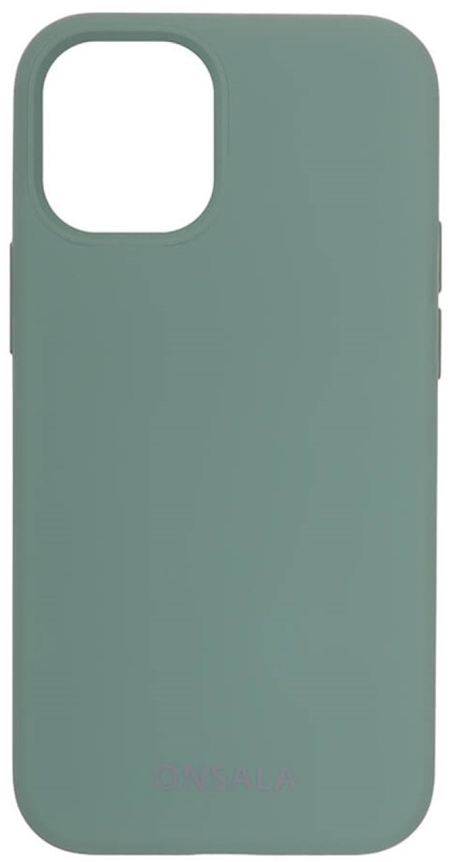Onsala Phone Case Silicone Pine Green - iPhone 12 Mini