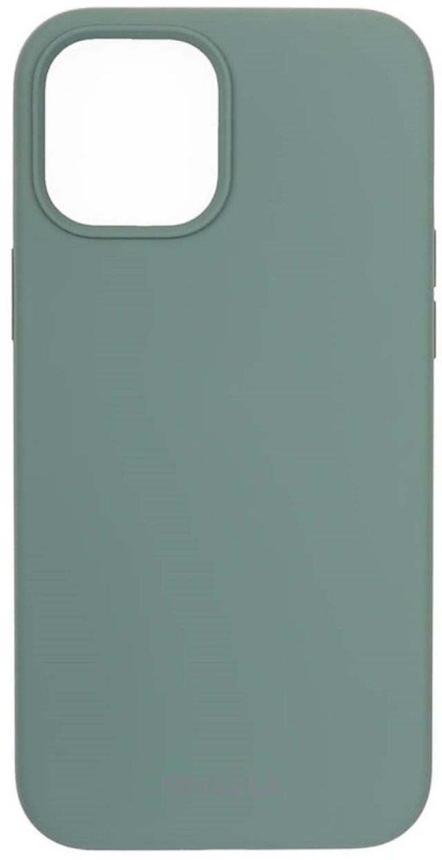 Onsala Phone Case Silicone Pine Green - iPhone 12/12 Pro