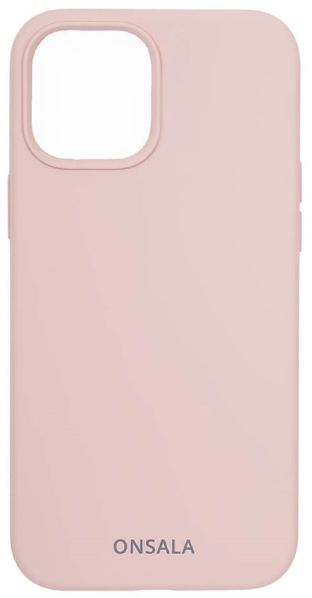 Onsala Phone Case Silicone Sand Pink - iPhone 12 Pro Max