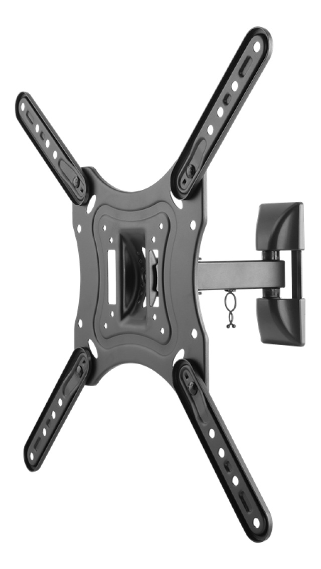 DELTACO Office, full-motion 2-way wall, 23"-55", 30kg, 75x75-400-400