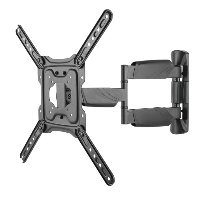 DELTACO Office, full-motion 3-way wall, 23"-55", 35kg, 75x75-400-400