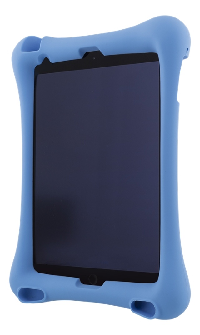 DELTACO Silicone case for 10.2 "-10.5" iPads, stands, blue