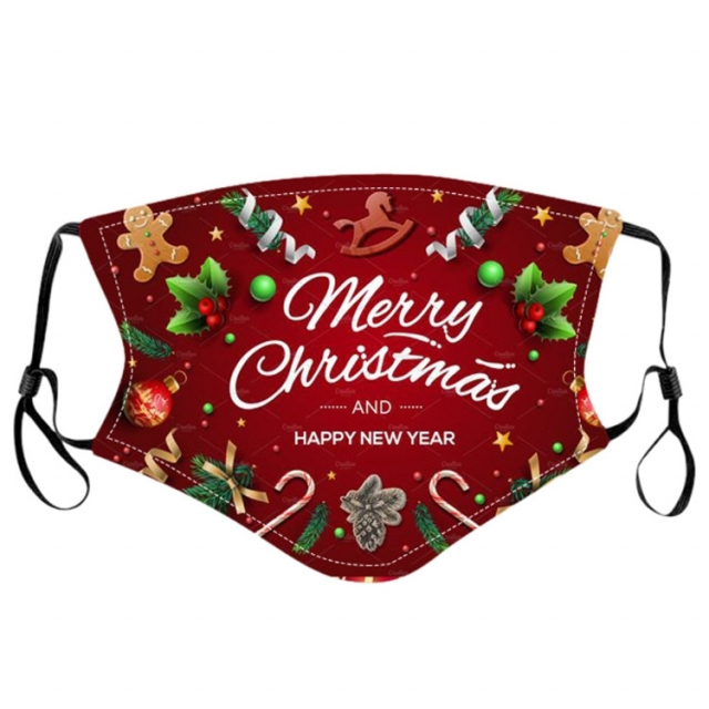 Mouth guard with Christmas motif (Merry X-mas)