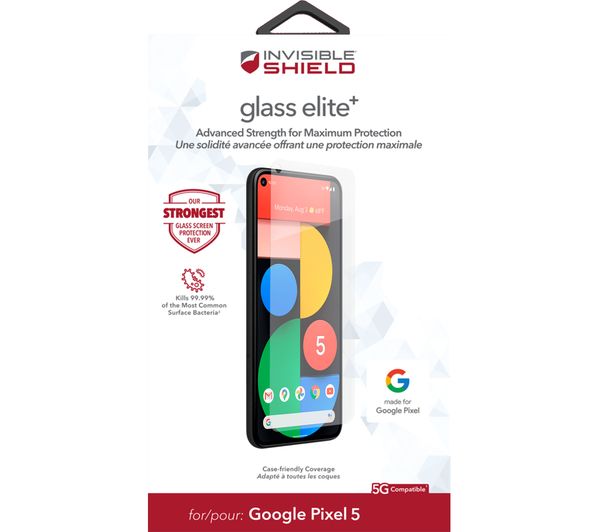 ZAGG InvisibleShield Glass Elite+ for Google Pixel 5