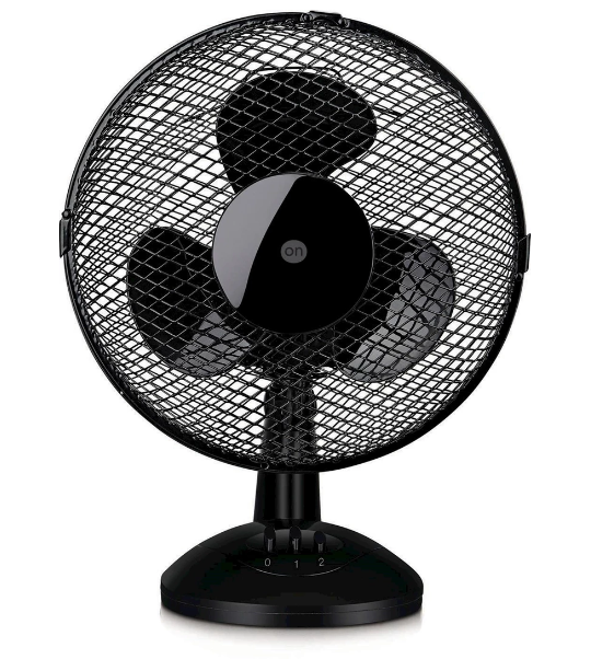 Cooling table fan, 27 cm, Black