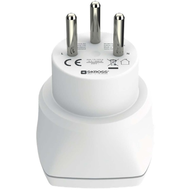 SKROSS Travel Adapter Combo - World-to-Israel Earthed