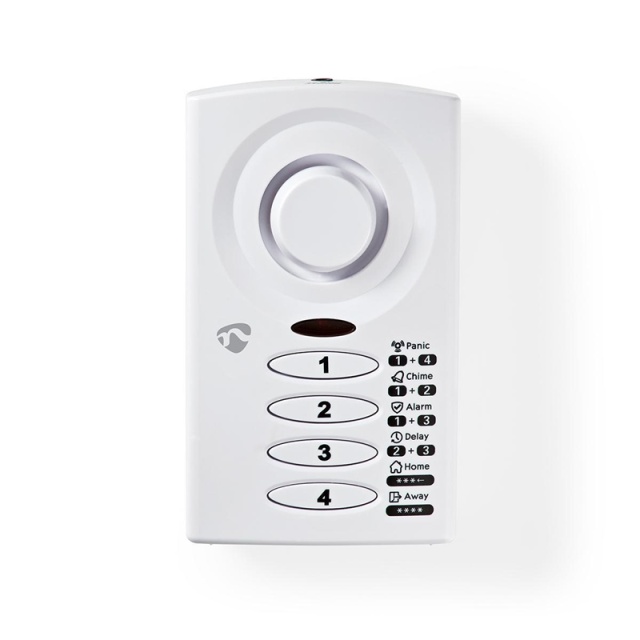 Nedis Doorstep Window Alarm | Battery Powered | 3x AAA/LR03 | 85 dB | White