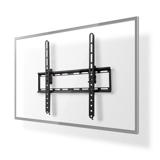 Nedis Tiltable TV Wall Mount | 23 - 55 " | Maximum supported screen weight: 35 kg | Tiltable: 12 ° | Minimum wall distance: 38 mm | Steel | Black