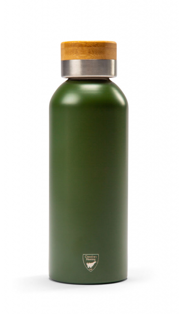 Orrefors Hunting Termosflaska med bambulock, Mörkgrön