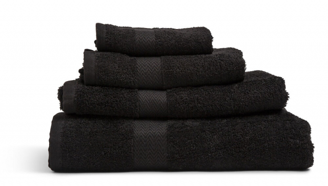 Queen Anne Frotté 420g, 30x50 cm, Svart