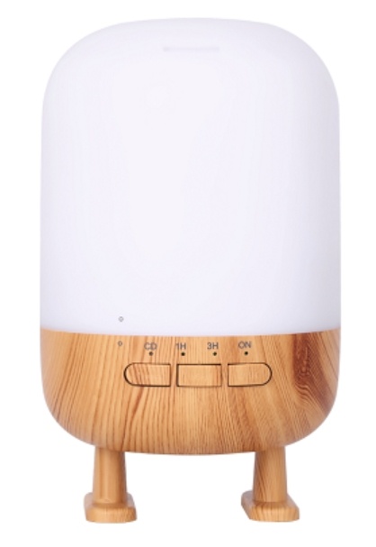 Humidifier with speaker and lamp, Light wood design