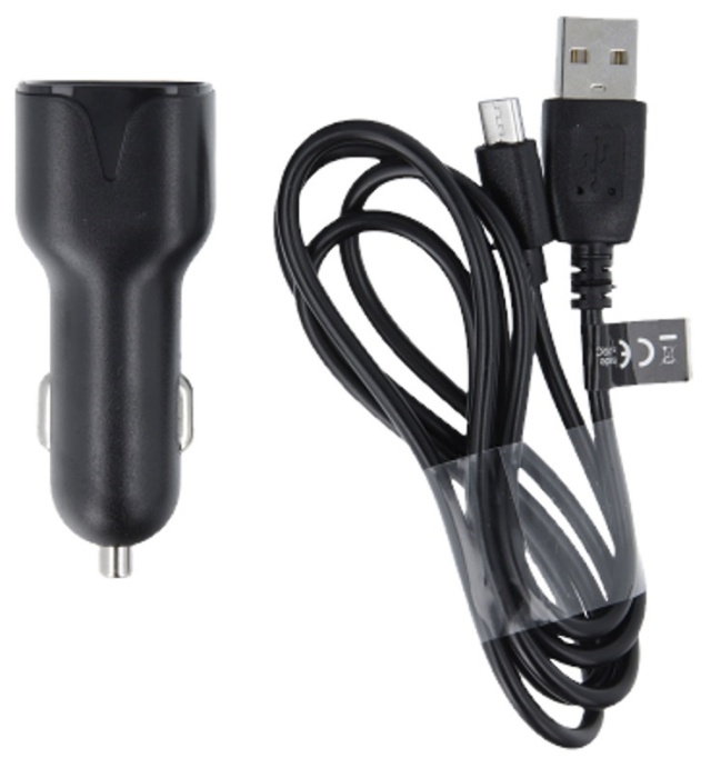 Maxlife MXCC-01 USB Car Charger 1x USB 2.1A + microUSB cable