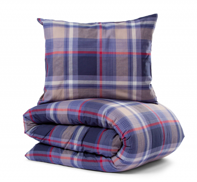 Lord Nelson Bäddset Stigen Garnfärgad 150x210cm, Marinblå