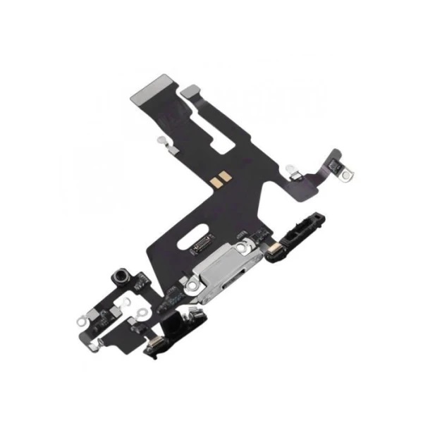 Charging connector with Flex for iPhone 11, White